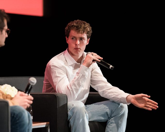 Ethan Thornton في فعالية StrictlyVC السابقة