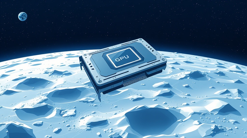 نفيديا ترسل أول معالج GPU إلى سطح القمر عبر Lunar Outpost