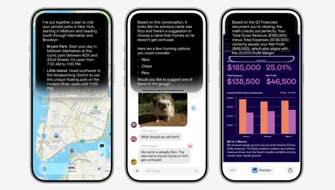 حالات استخدام سيري الجديدة كما عُرضت في مؤتمر WWDC 2026