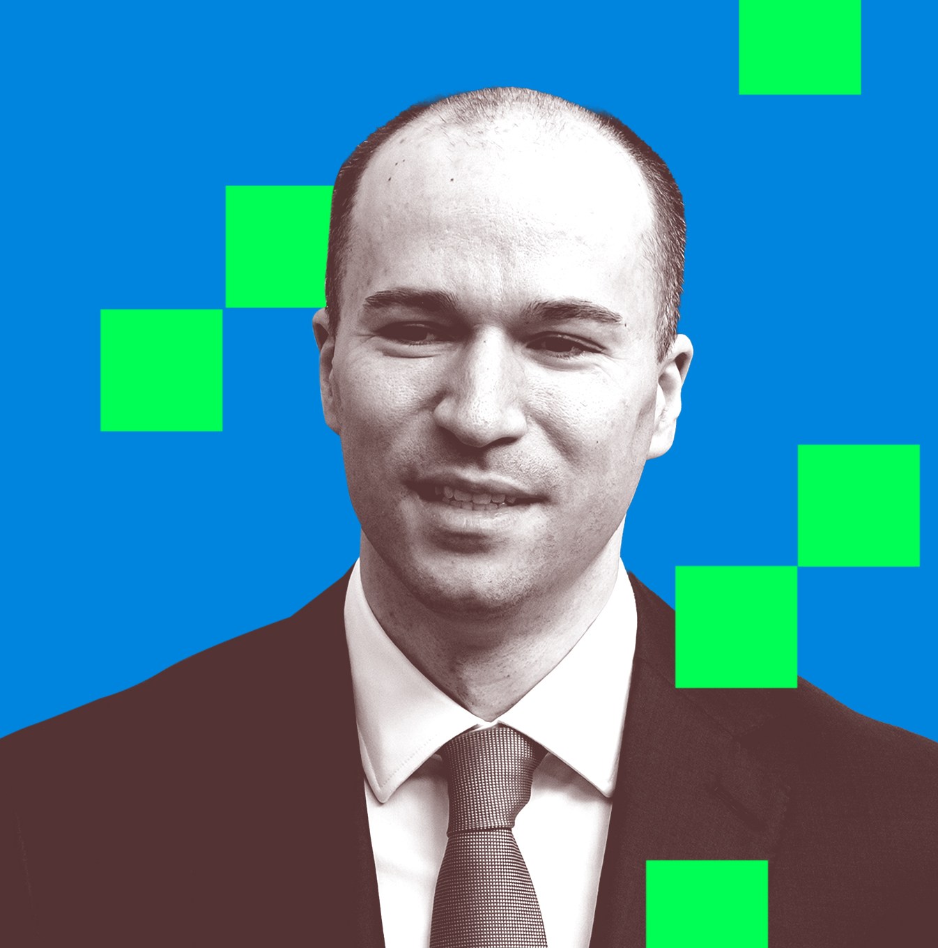 غريغ بروكمان الشريك المؤسس ورئيس شركة OpenAI في صورة بورتريه