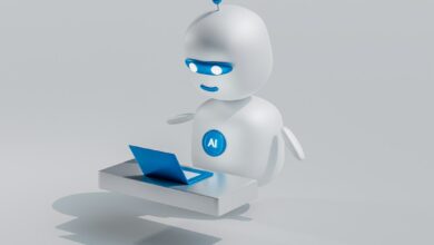 شاشة حاسوب تعرض لوحة مراقبة أمنية لوكلاء ذكاء اصطناعي داخل شبكة مؤسسة