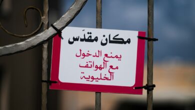 رسم توضيحي لنموذج لغوي يفرز أوامر عربية مكتوبة إلى آمنة وضارة